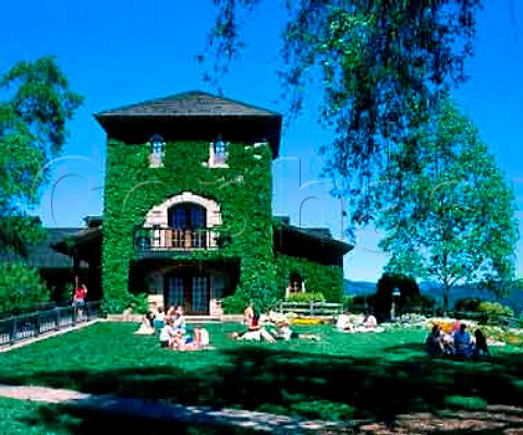 VSattui Winery picnic garden StHelena  Napa Co California