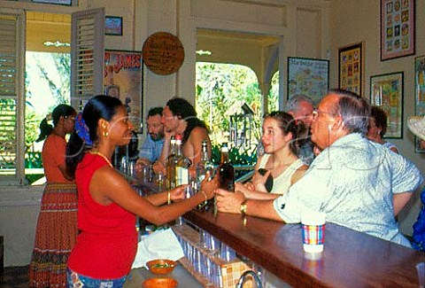 Bar at St James Rum Distillery   Martinique Windward Islands Lesser   Antilles Caribbean