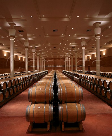 Barrel room of Martnez Bujandas Finca Valpiedra   bodega Cenicero La Rioja Spain   Rioja Alta