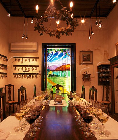 Tasting room of Bodegas la Rural  owned by the   Nicolas Catena group Maip Mendoza province   Argentina