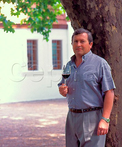 Pedro Yaez winemaker of Bodegas Balbi   San Rafael Mendoza province Argentina