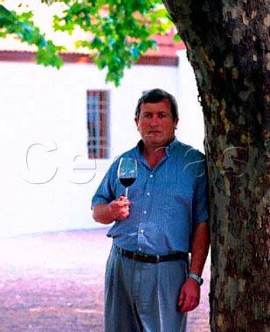Pedro Yaez winemaker of Bodegas Balbi   San Rafael Mendoza province Argentina