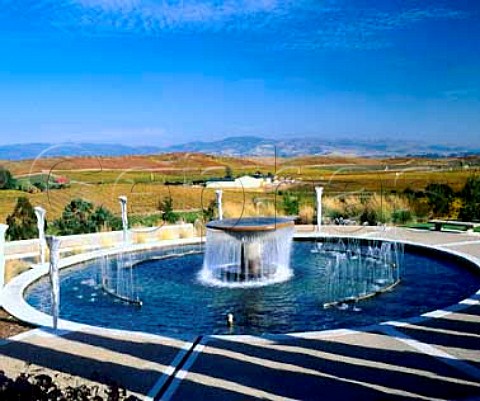 Fountain in the grounds of Artesa Winery formerly   Codorniu Napa Napa California   Carneros AVA