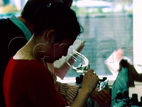Blind tasting at the 1999 International Wine   Challenge London