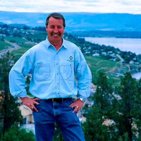 John Simes winemaker of Mission Hills Vineyards  Westbank British Columbia Canada   Okanagan Valley VQA