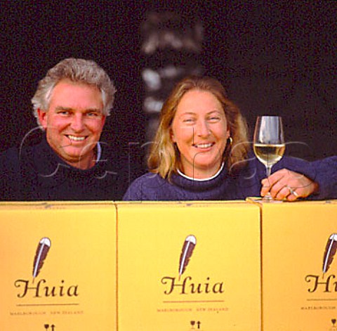 Claire and Mike Allen of Huia Vineyards   Marlborough New Zealand