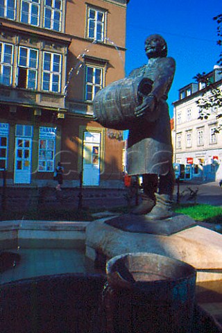 Fountain in Sopron Hungary