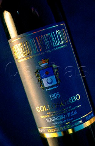 Bottle of 1995 from Tenuta di   Collosorbo Montalcino Tuscany Italy   Brunello di Montalcino