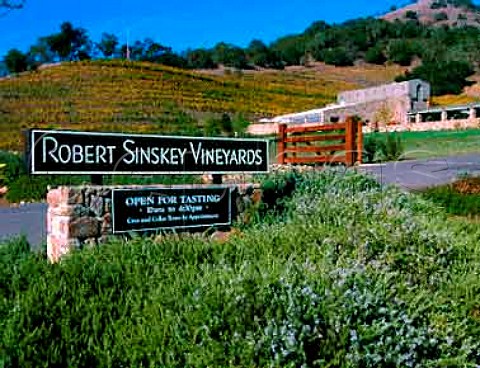 Robert Sinskey winery and vineyard   Napa California  Stags Leap AVA