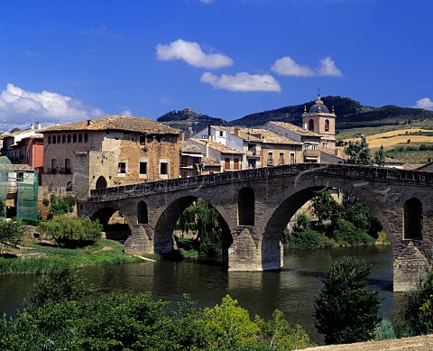 Bridge over the Ro Arga Puente la Reina   Navarra Spain