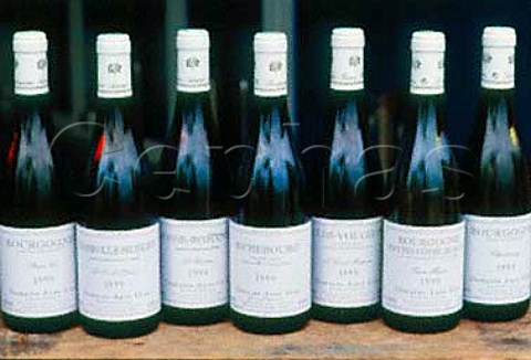 Various bottles of 1999 Burgundy from   Domaine Anne Gros Cte dOr France
