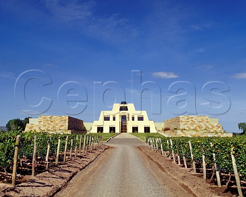 Catena Zapata winery and vineyard Agrelo Argentina Lujan de Cuyo