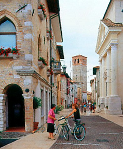 Street scene Marano Lagunare Friuli Italy    Friuli Annia