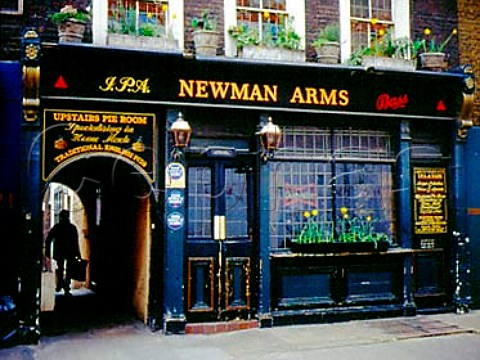 The Newman Arms public house owned by   Bass Rathbone Street London