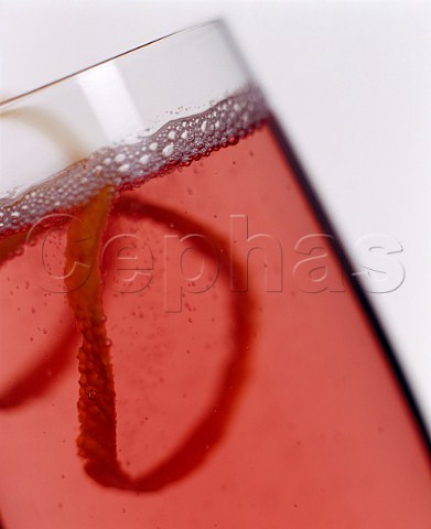 Cocktail Kir Royale  Glass Flute