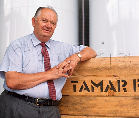 Joe Chromy owner of Tamar Ridge Wines   Kayena Tasmania Australia    Tamar Valley