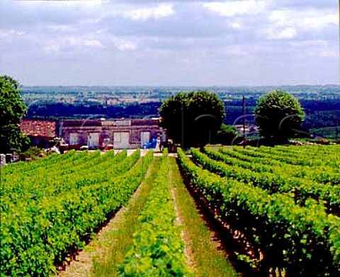 Chteau Valade with the town of Fronsac in the   distance Vincent Gironde France   Fronsac  Bordeaux