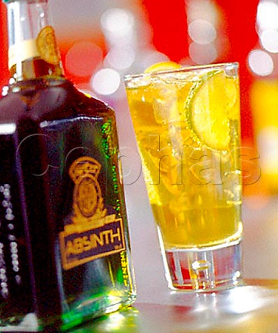 Cocktail  Absinth  Glass Boston