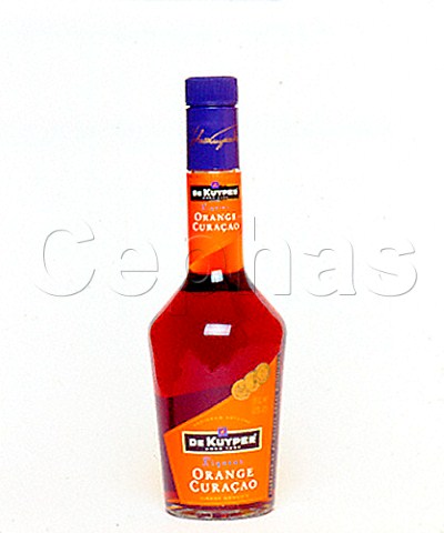 Bottle of De Kuyper Orange Curaao liqueur