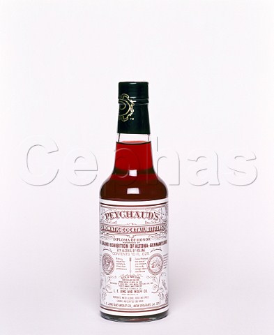 Bottle of Peychauds aromatic cocktail bitters
