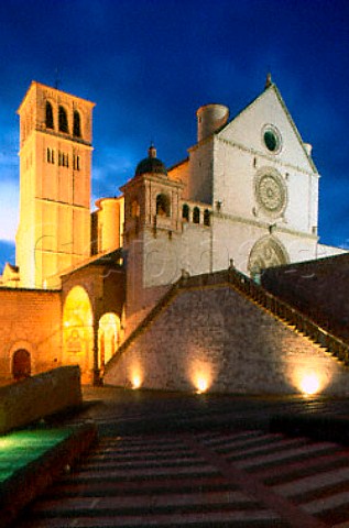 Basilica de San Francesco Assisi   Umbria Italy