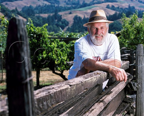 Ted Bennett of Navarro Vineyards   Philo Mendocino Co California   Anderson Valley