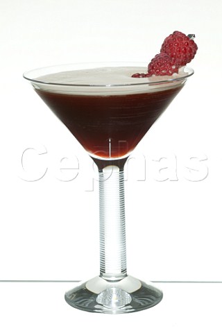 Cocktail Raspberry Mochatini    Glass Martini