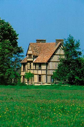 Timbered farmhouse in the Pays dAuge   Calvados France   Normandy