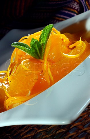 Orange dessert
