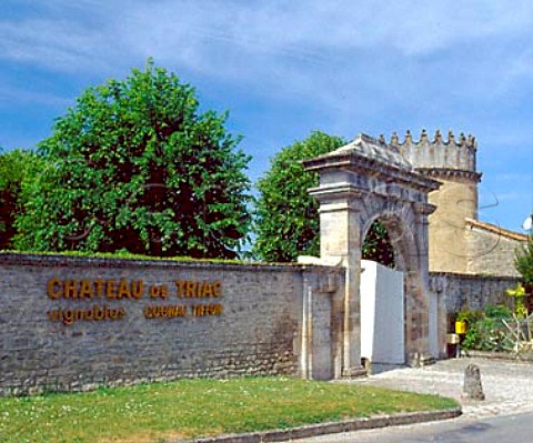 Entrance to Chteau de Triac Triac    Charente France Cognac