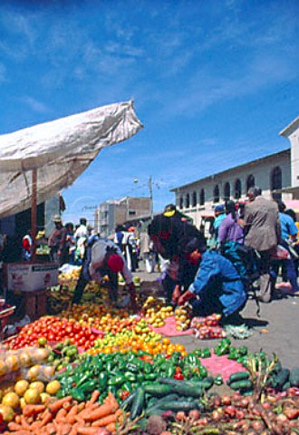 Fruit and vegetable market Azogues   Ecuador