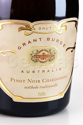 Label of Grant Burge Australian sparkling wine