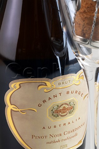 Bottle of Grant Burge Australian sparkling wine