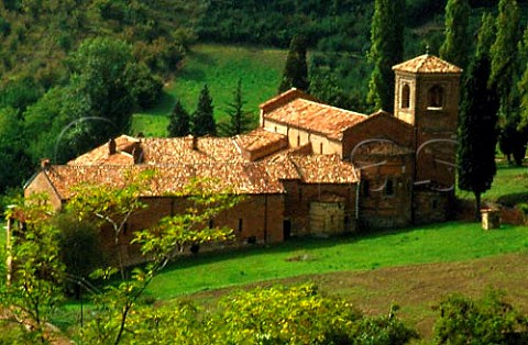 The Romanesque Abbazia di Vezzolano   founded by Charlemagne  Near   Castelnuovo Don Bosco Piemonte Italy