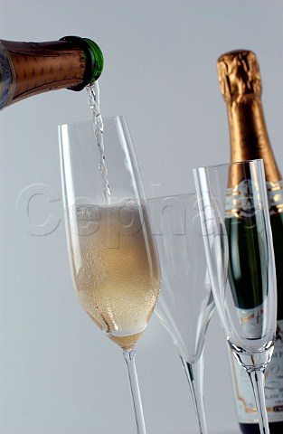 Pouring champagne