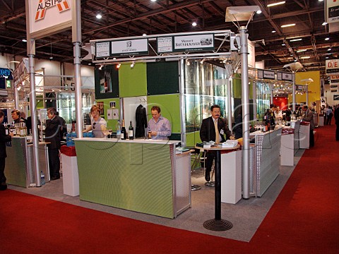 Austria stands at the London International Wine    Spirits Fair 2005