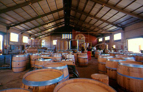 Barrels are assembled from Frenchmade   staves in the Radoux cooperage   Stellenbosch South Africa