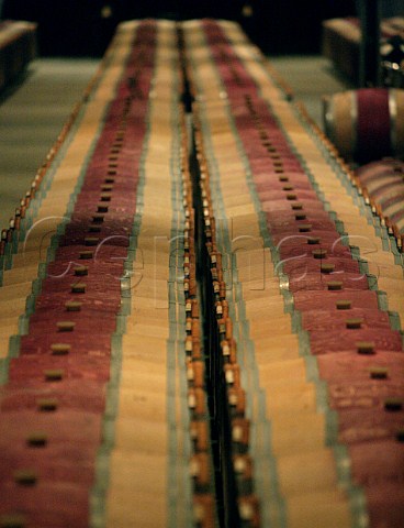 Barrel cellar of Robert Mondavi Winery Oakville   Napa Valley California