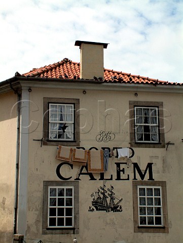 Facade of the Calem port house at the start of   Avenida Diogo Leite Vila Nova de Gaia Porto   Portugal