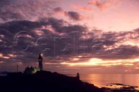 Turnberry Lighthouse at sunset Turnberry Ayrshire   Scotland