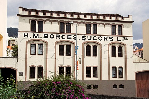 Wine lodge of H M Borges Funchal Madeira   Portugal
