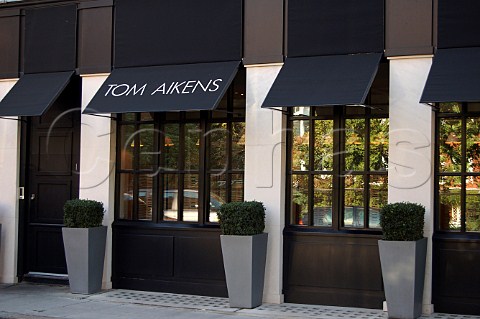 Tom Aikens restaurant in Elystan Street Chelsea   London SW3 England