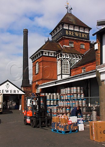 Harveys Brewery beside the River Ouse Lewes East   Sussex England
