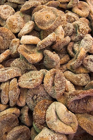 Dried figs on sale at the French Market   WaltononThames Surrey England