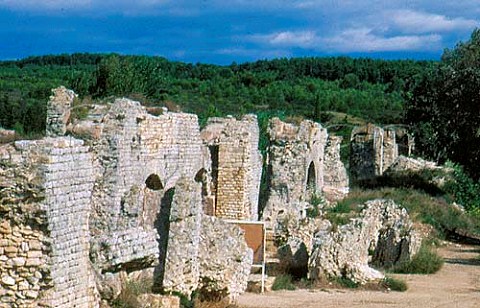 Ruins of roman aqueduct Barbegal   BouchesduRhne France
