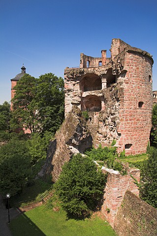 Ruins of Heidelberg castle BadenWrttemberg   Germany