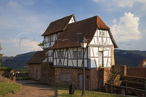 Gatehouse of Hirschhorn castle Neckar Valley   Hessen Germany