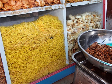 Indian savoury snacks for sale in Sri Krishna Hot   Chips shop Chennai Madras India
