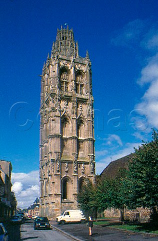 Eglise de la Madeleine tower   VerneuilsurAvre Eure   HauteNormandie France