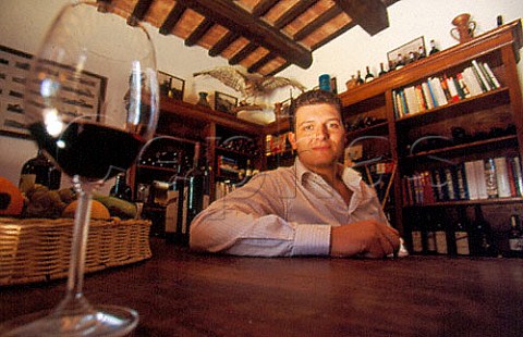 Giulio Parentini winemaker at Moris Farms Maremma Tuscany Italy Monteregio di Massa Marittima